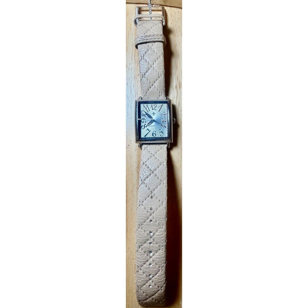 Authentic Judith Ripka Rectangular Cable-Edge Watch - Picture 3 of 6